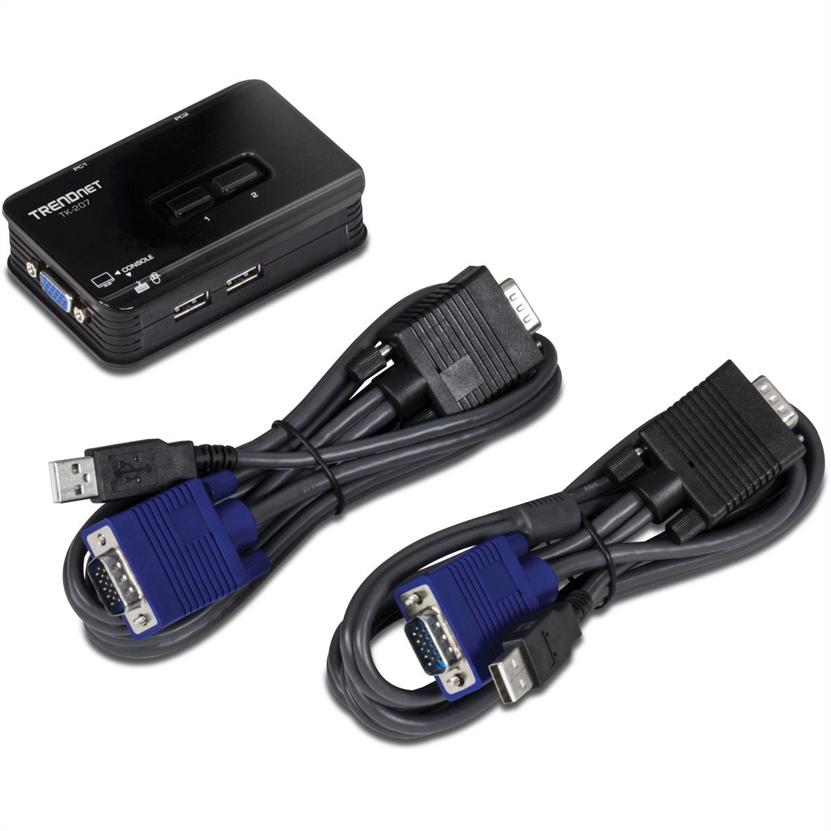 TRENDnet 2-Port USB KVM Switch