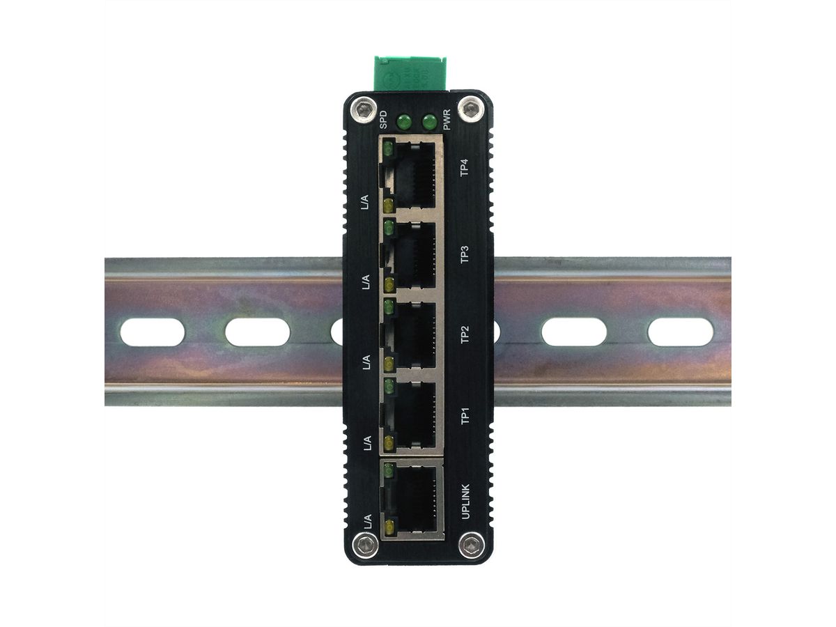 EXSYS EX-62020 5-poorts industriële Ethernet Switch