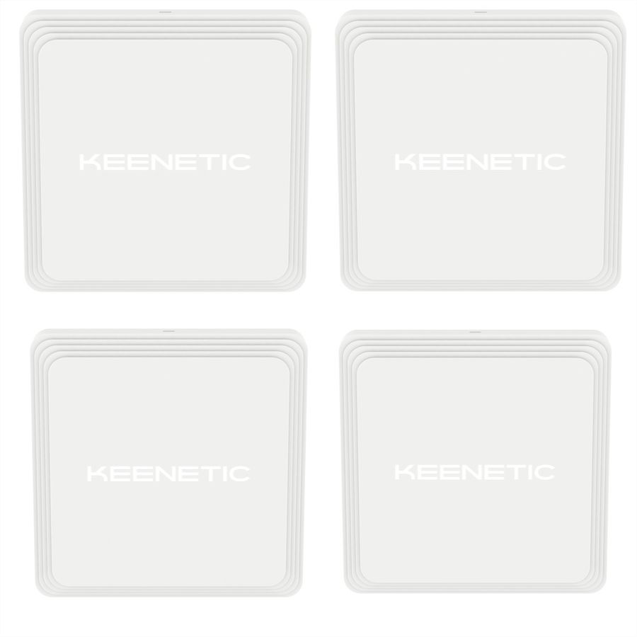 Keenetic Voyager Pro AX1800 Mesh WiFi-6 Router/-Extender/-Access-Point, 4 stuks
