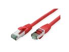 ROLINE RM Patchkabel Cat.6A S/FTP (PiMF), rood, 0,5 m