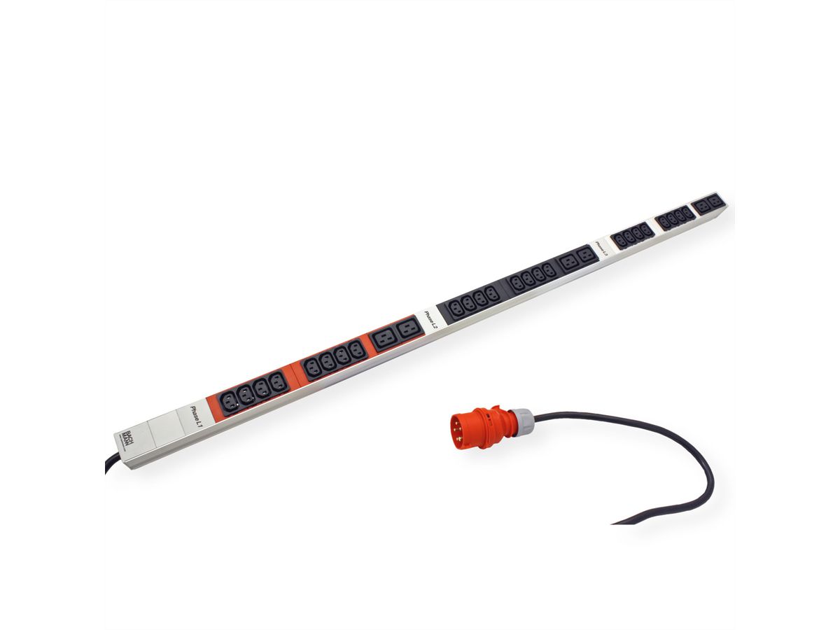 BACHMANN IT PDU Basic 3 x (16 A / 400 V / 50 Hz) 24 x C13 6 x C19)