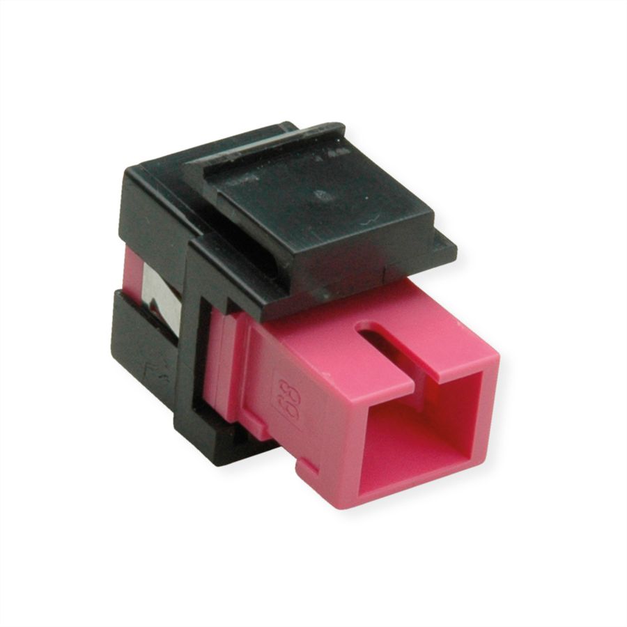 ROLINE Keystone glasvezeladapter SC/SC Simplex, Multimode, OM4
