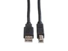 ROLINE USB 2.0 Kabel, Type A-B, Type A-B, zwart, 3 m