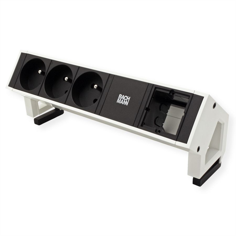 BACHMANN DESK2 3xUTE 1xCM 0,2m GST18 RAL9010