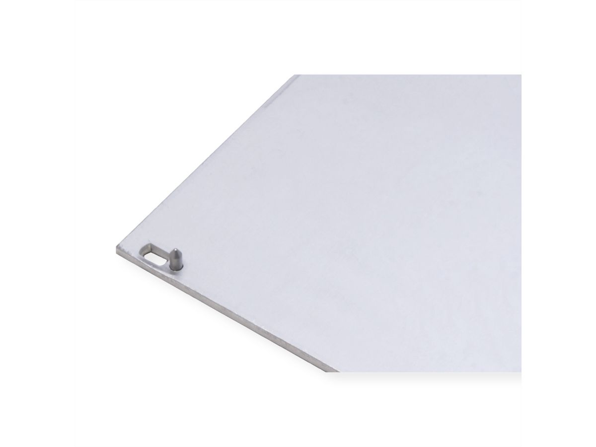 SCHROFF Frontpaneel, Refrofit afscherming, 6 HE, 42 HE, 2,5 mm, Al, geanodiseerd, onbehandelde randen