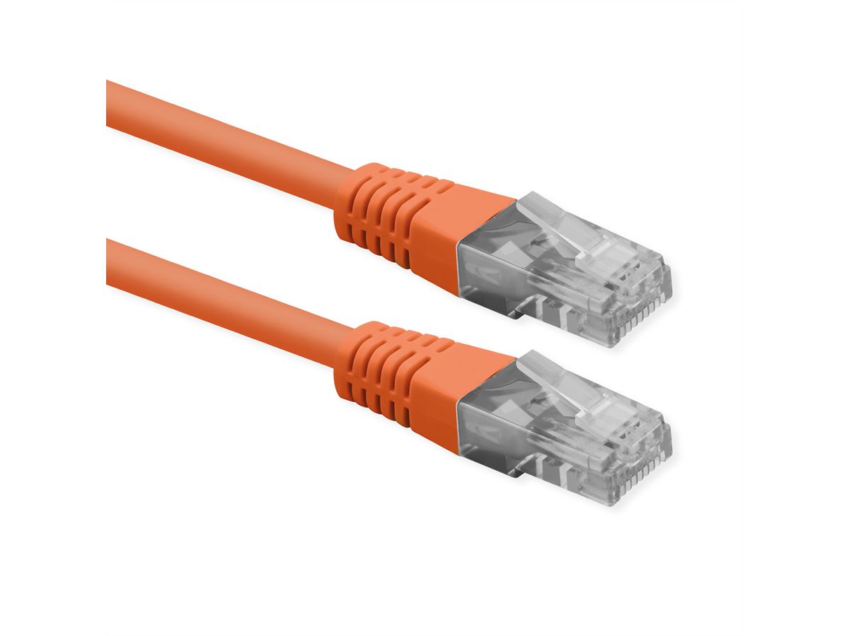ROLINE Patchkabel Cat.6 (Class E), UTP, PoE, orange, 5 m
