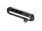 BACHMANN PRIMO stekkerdoos 3x geaard contact, aluminium, 1,75m