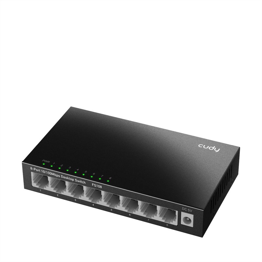 CUDY FS108 8-poorts 10/100 Desktop Switch