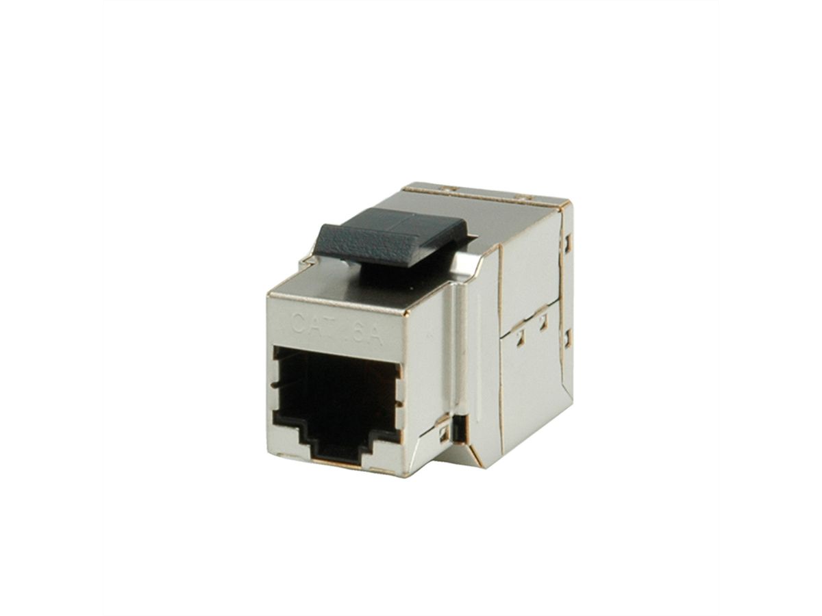 ROLINE RJ45 koppelstuk, Keystone, afgeschermd, Cat.6A (Class EA)