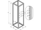 SCHROFF VARISTAR NET Plus 42 HE, rack, 2000x800x800mm