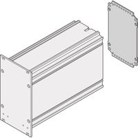 SCHROFF montageframe insteekmodule achteraan, glad, 6 HE, 14 HE