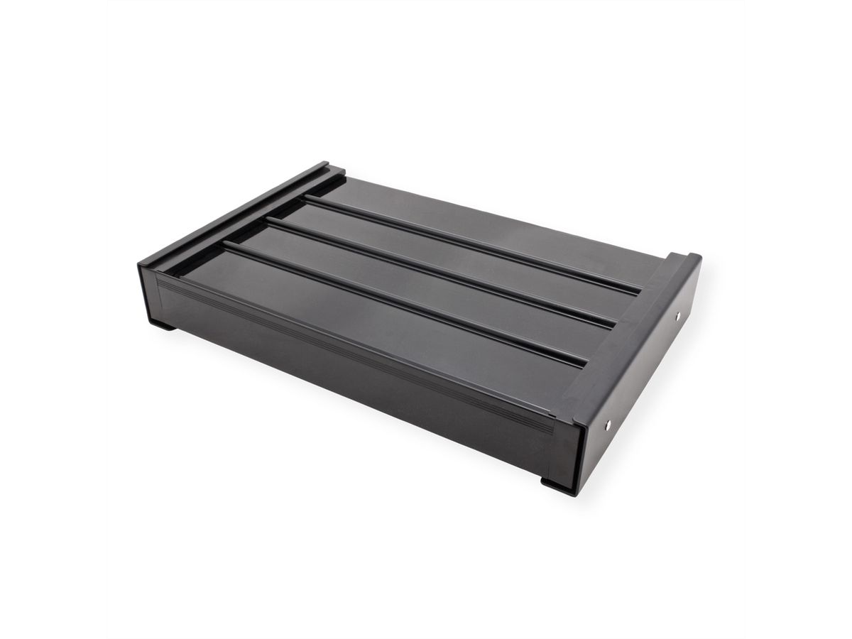 VALUE Ultra-Slim Underdesk Mount Storage Drawer, 420 mm width, black