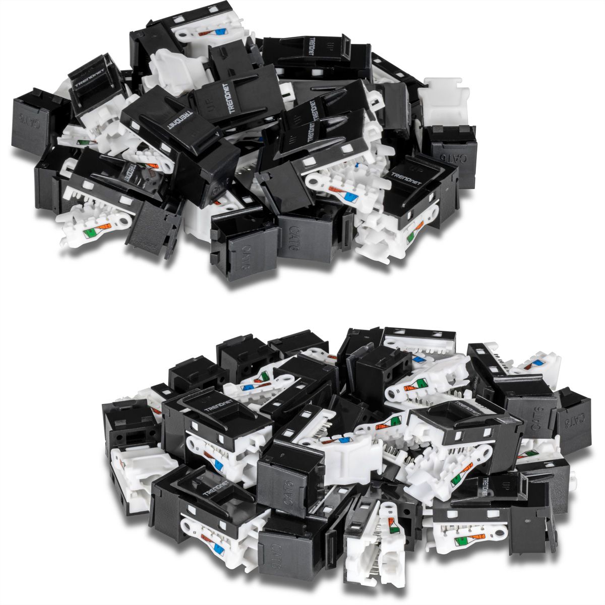 TRENDnet TC-K50C6BK Cat6 RJ-45 Keystone , 50 stuks zwart