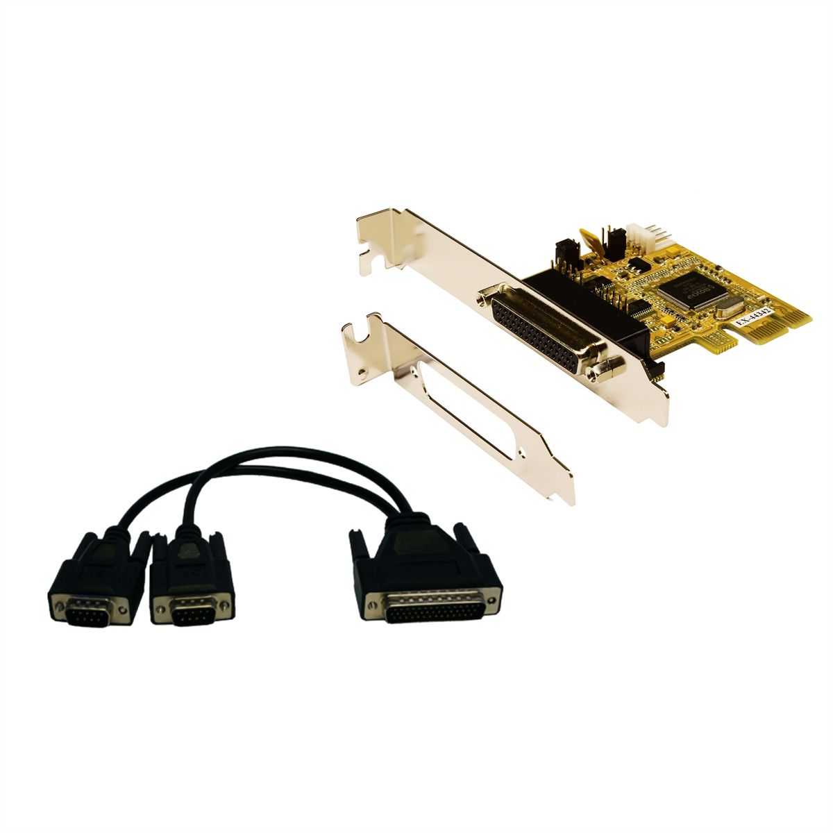 EXSYS EX-44342 2S Seriell RS-232 PCIe Karte