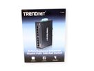 TRENDnet TI-PG80 8-poorts Geharde Industriële Gigabit PoE+ DIN-Rail Switch