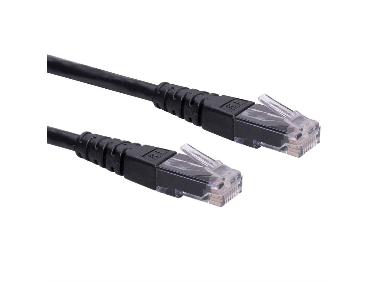 ROLINE UTP Patch Cord, Cat.6 (Class E), black, 1.5 m