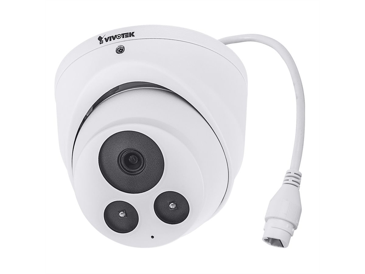 VIVOTEK IT9360-H Dome IP-camera met 2MP, vaste lens, IR, microfoon, IP66, IK10
