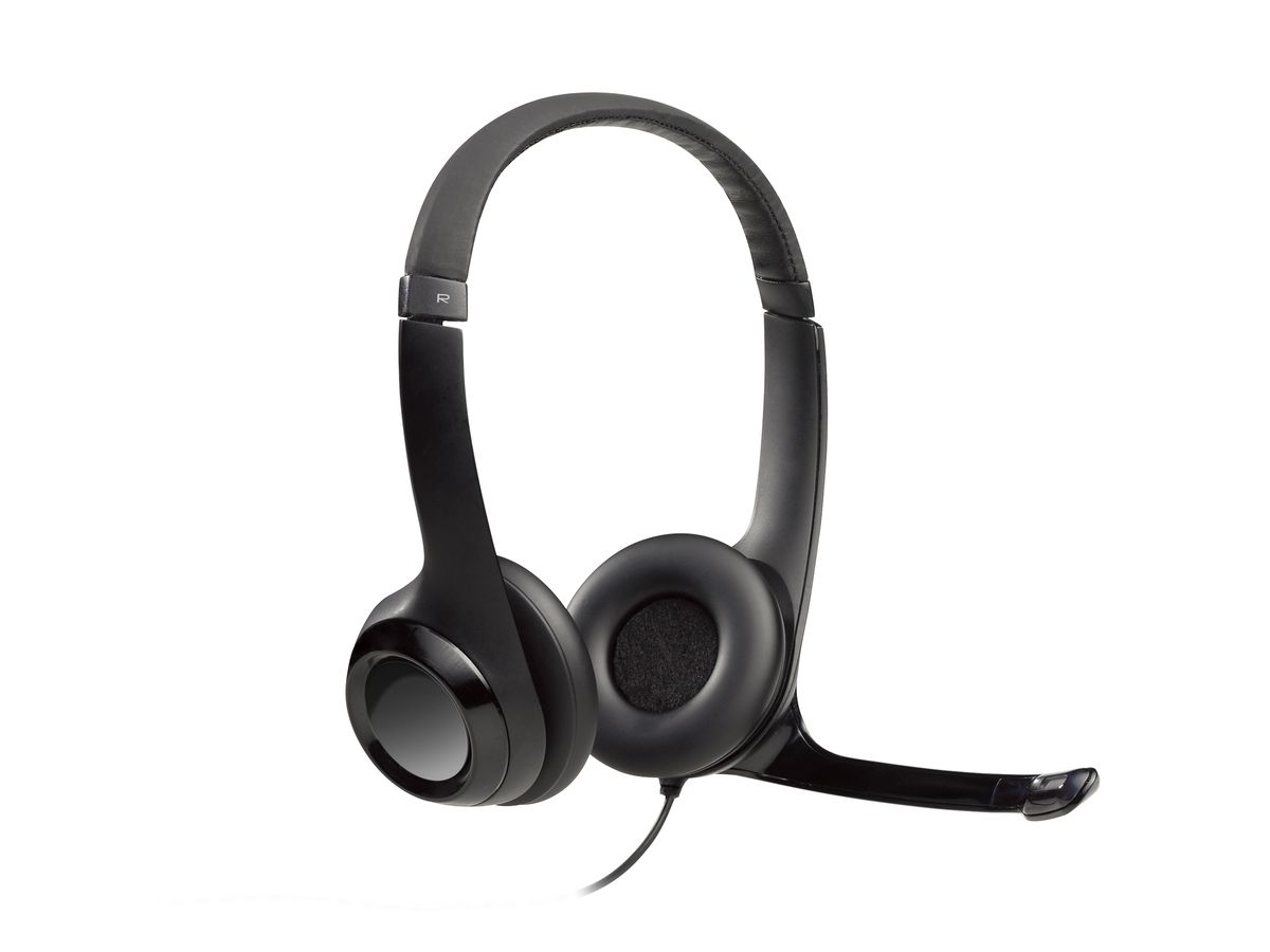 Logitech H390 USB Computer Headset Met rijke digitale audio en knoppen op de draad