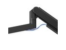 ROLINE LCD-arm voor zware belasting, draagstang, 4 scharnieren, tafelmontage, tot 22/27 kg, zwart