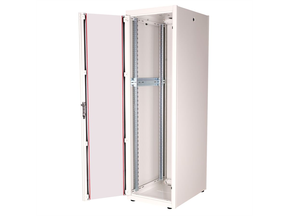 ROLINE 19-inch Network Cabinet Basic 42 U, 600x800 WxD glass door grey