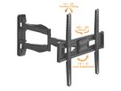 VALUE Solid Articulating Wall Mount TV Holder, up to 177.8cm (37" - 70")