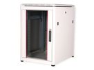 ROLINE 19-inch Network Cabinet Pro 16 U, 600x800 WxD glass door grey