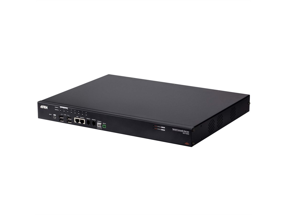 ATEN SN1116CO 16-Port Serieller Konsolen Server mit Dual Power
