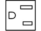 SCHROFF contactdoosstrip, USA, 15 contactdozen