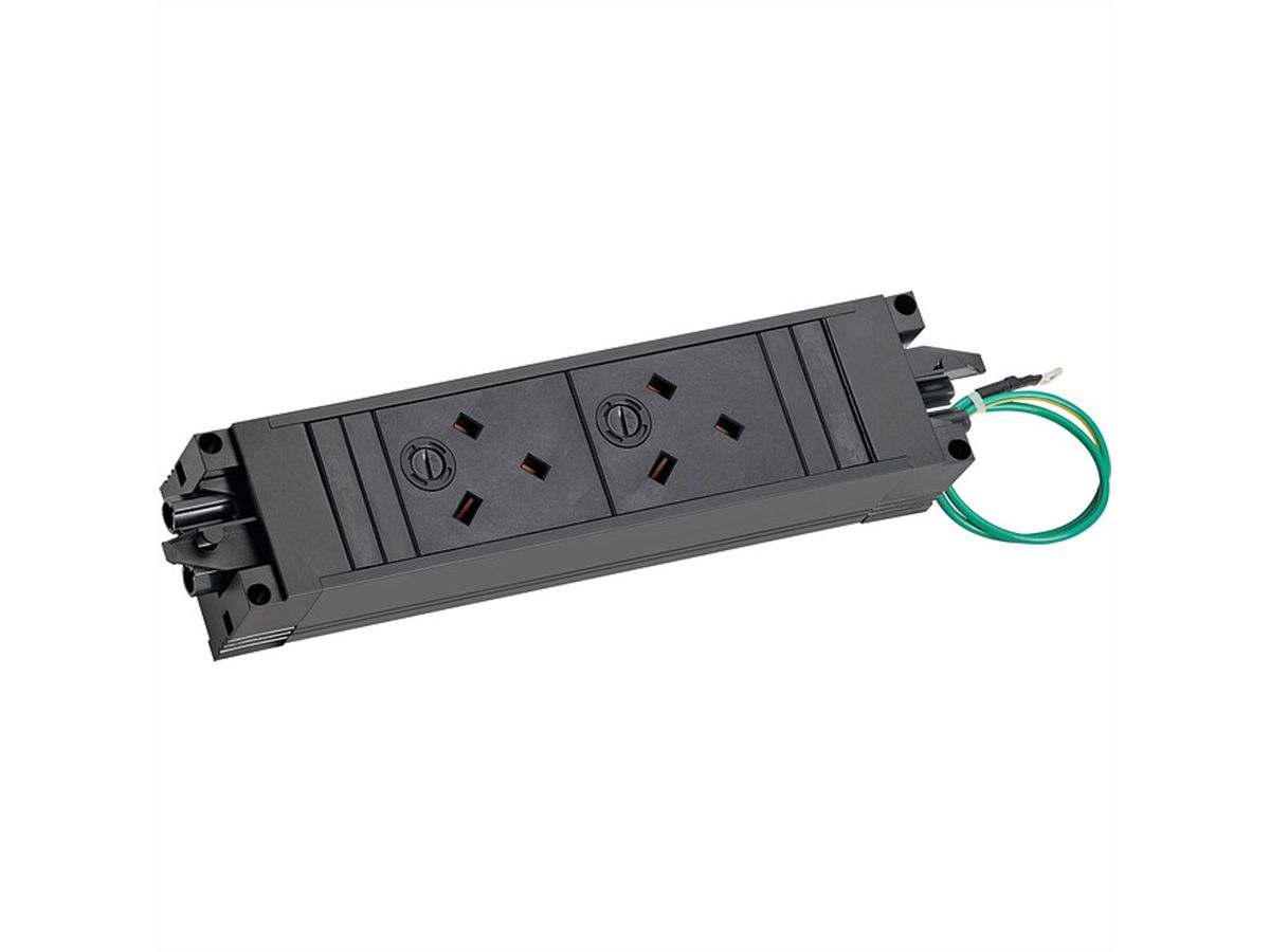 BACHMANN STEPSokkel 2xUK 45° GST18 incl. aarding