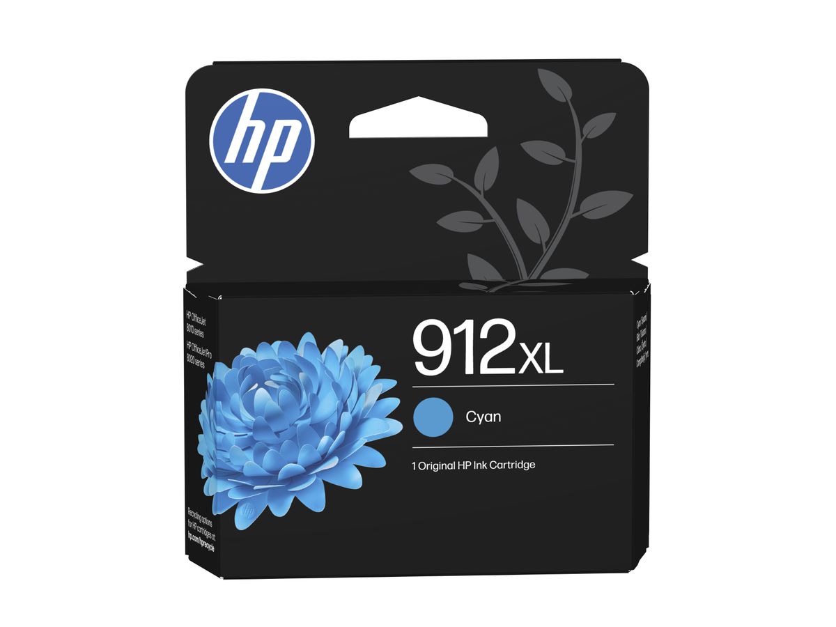 HP 912XL originele high-capacity cyaan inktcartridge