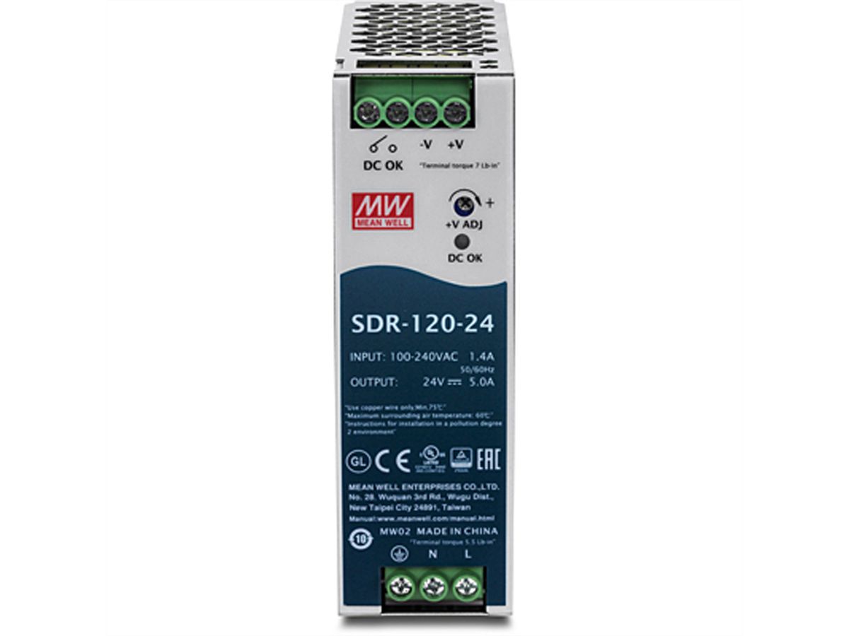 TRENDnet TI-S12024 AC-naar-DC DIN-rail voeding