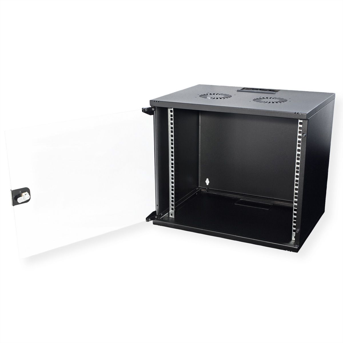 ROLINE 19-inch wandbehuizing Basic 9 U , 540x400 BxD Bouwpakket zwart