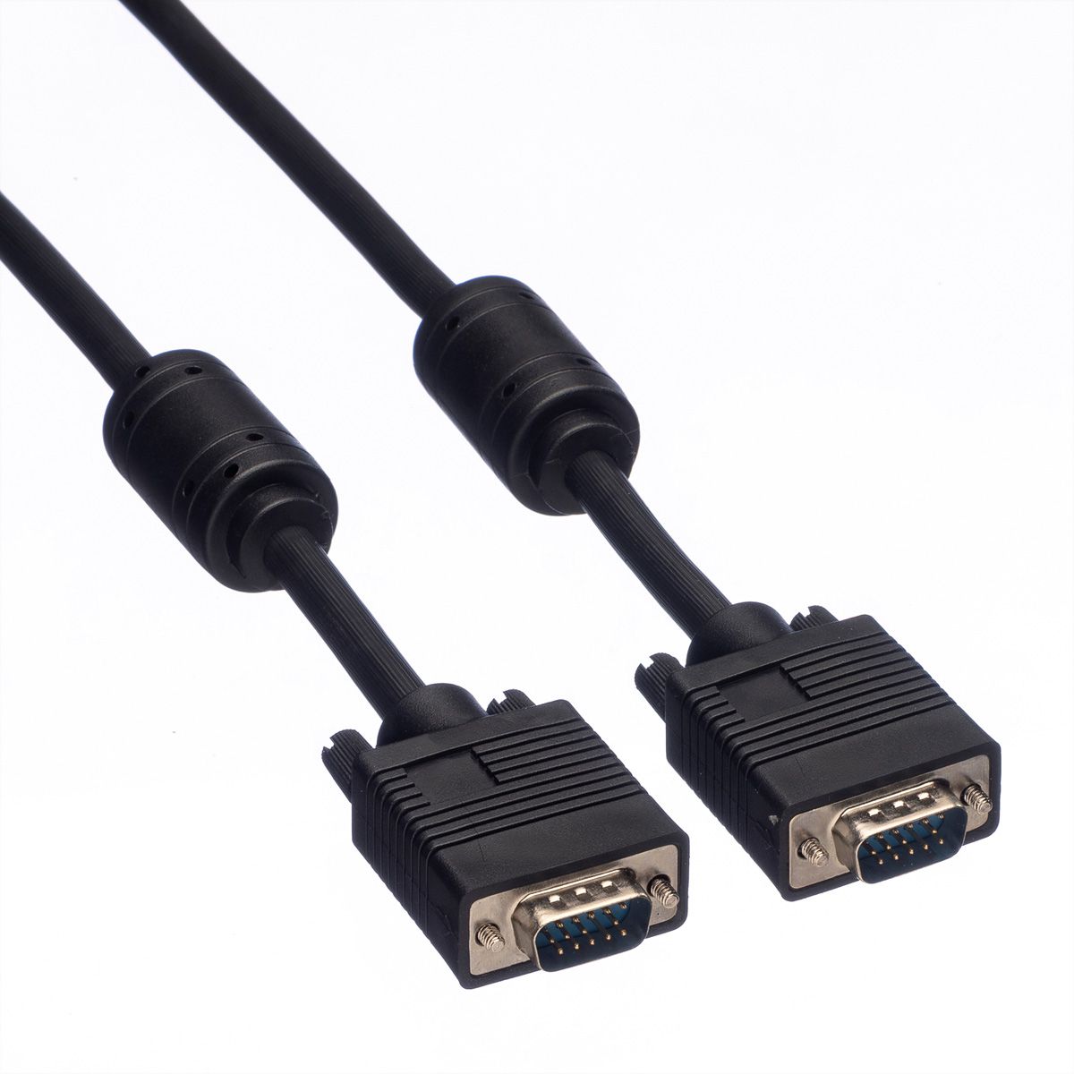 ROLINE SVGA kabel HD15 M/M met ferrietkern, 6 m