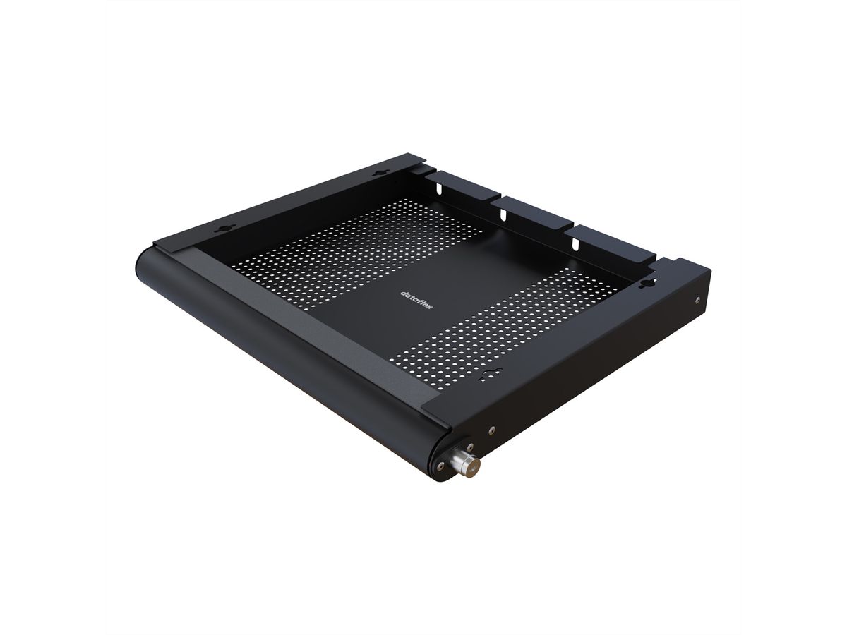 DATAFLEX Addit laptop security drawer, 623, for laptops, tablets, or smartphones, black