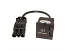BACHMANN Custom Module USB Double Charger, black, 0.2 m