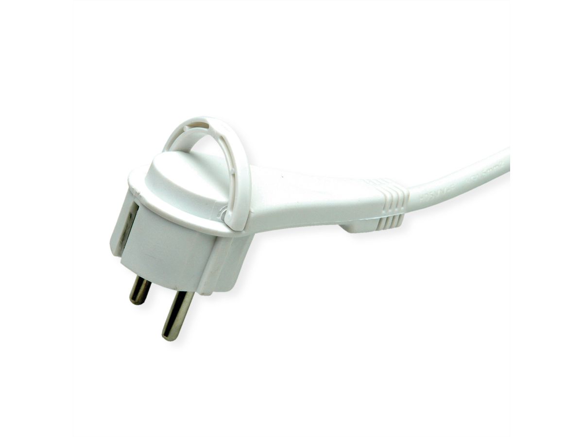 ROLINE 4-fach Steckdosenleiste mit Schalter, UTE Version, USB-Charger A+C, 3 m