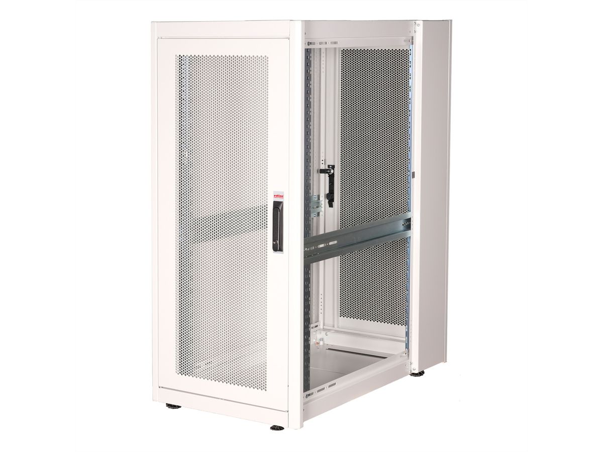 ROLINE 19-inch server cabinet Basic 26 U, 600x1000 WxD perforated grey