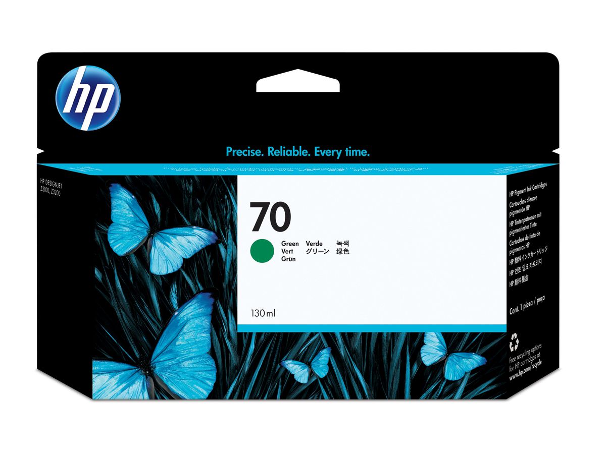HP 70 130-ml Green Ink Cartridge