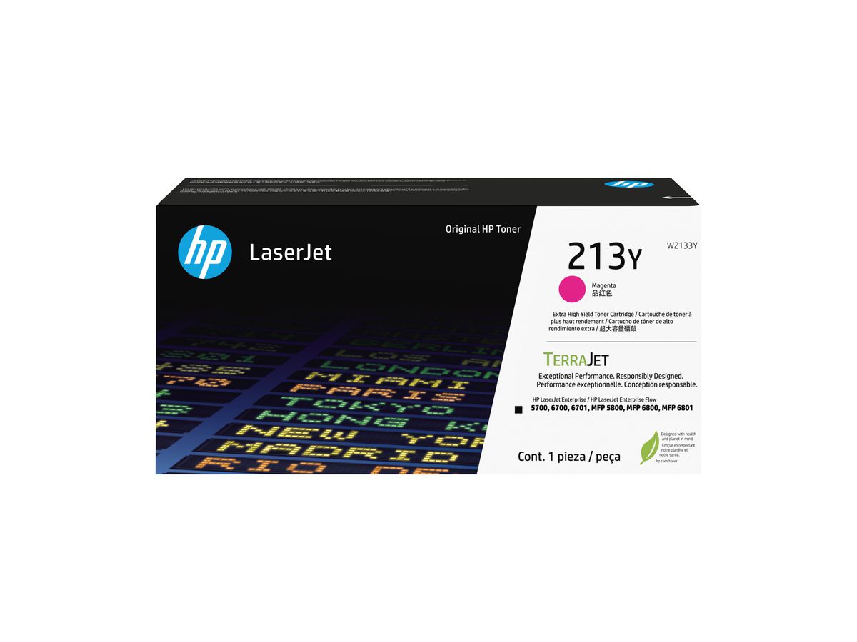 HP 213Y originele extra high-capacity LaserJet-tonercartridge, magenta