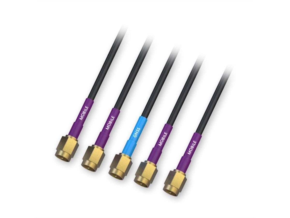 TELTONIKA PR1KCL28, COMBO QUAD MOBILE/GNSS roof SMA antenna
