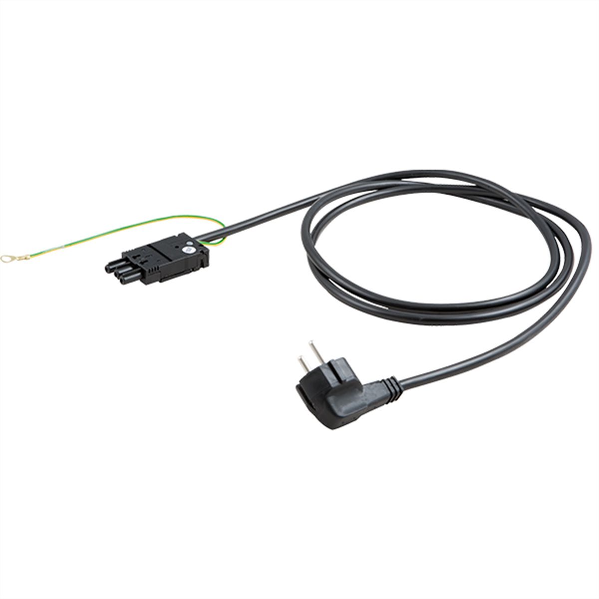 BACHMANN power cable CEE7/7, Earth connection GST18, black, 5 m