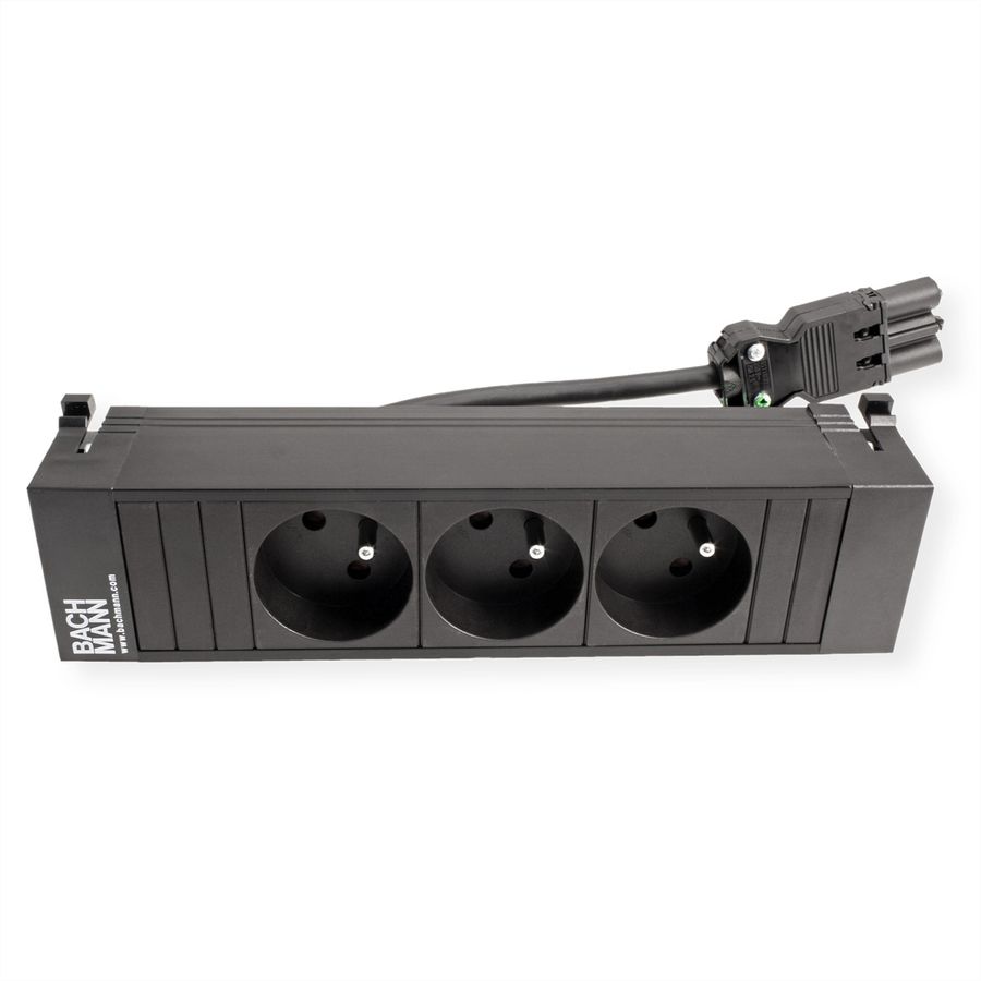 BACHMANN POWER FRAME 3xUTE short plastic profile black