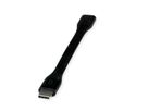 ROLINE USB4 Gen3x2 Cable, PD (Power Delivery) 20V5A, with Emark, C-C, M/F, black, 11.5 cm