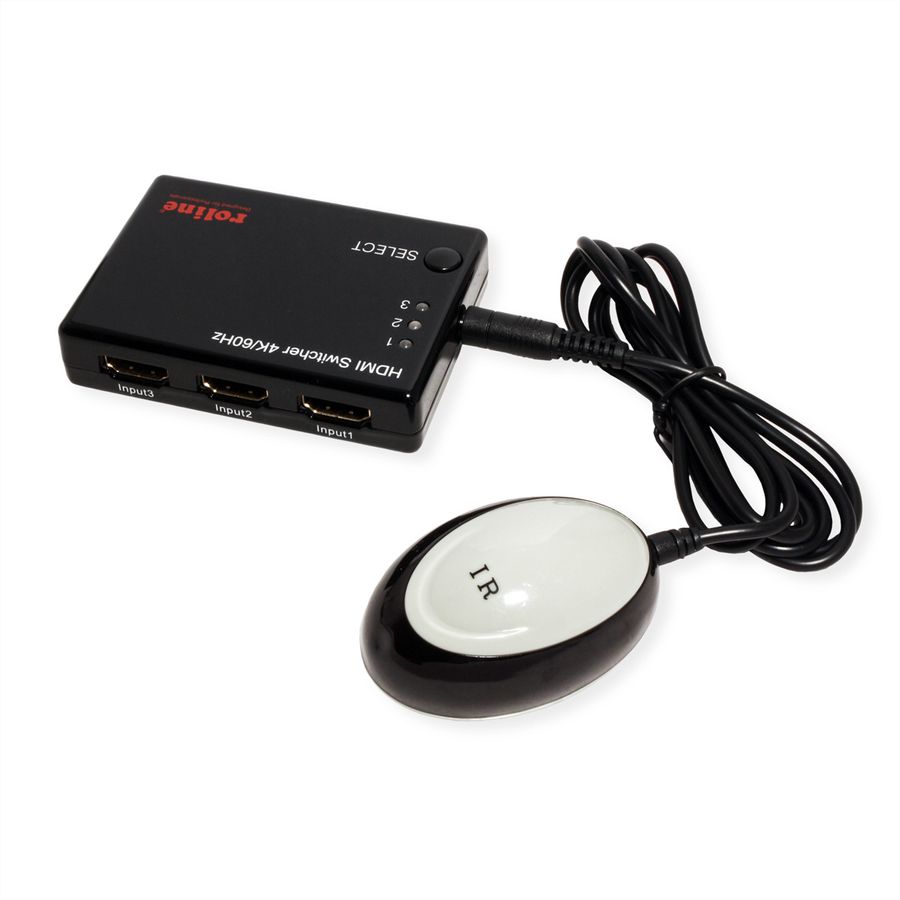ROLINE 4K HDMI Switch, 3-voudig