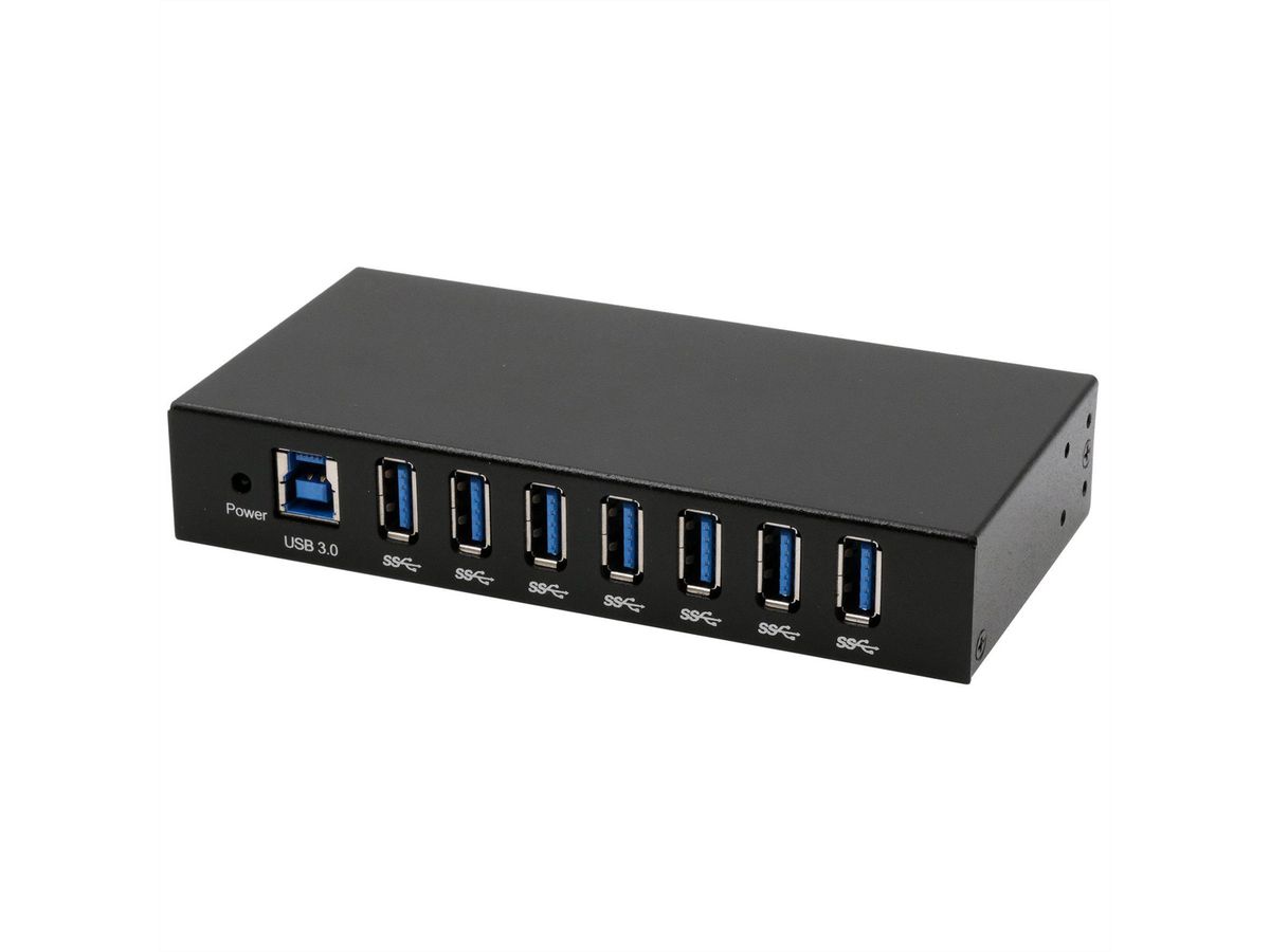 EXSYS EX-11237HMS-2 7 Port USB 3.2 Gen 1 HUB Din-Rail Kit