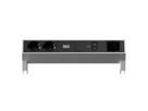 BACHMANN DESK2 2xCEE7/3 1xUSB C/C 100W, 1xCM L=0,2m INOX