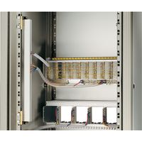 SCHROFF Busbar With FASTON Connections, 2 Pole, brass tin-Plated