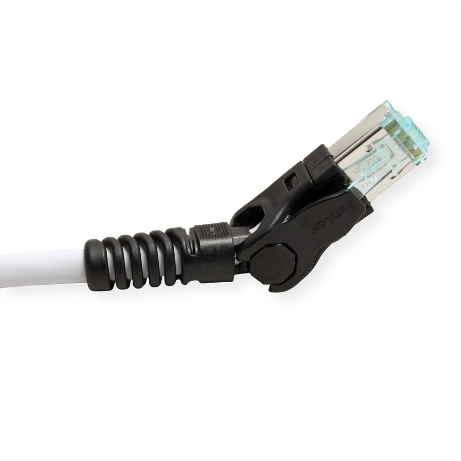 EasyLan VarioBoot Patch cable Cat.6A, S/FTP, grey, 0.5 m