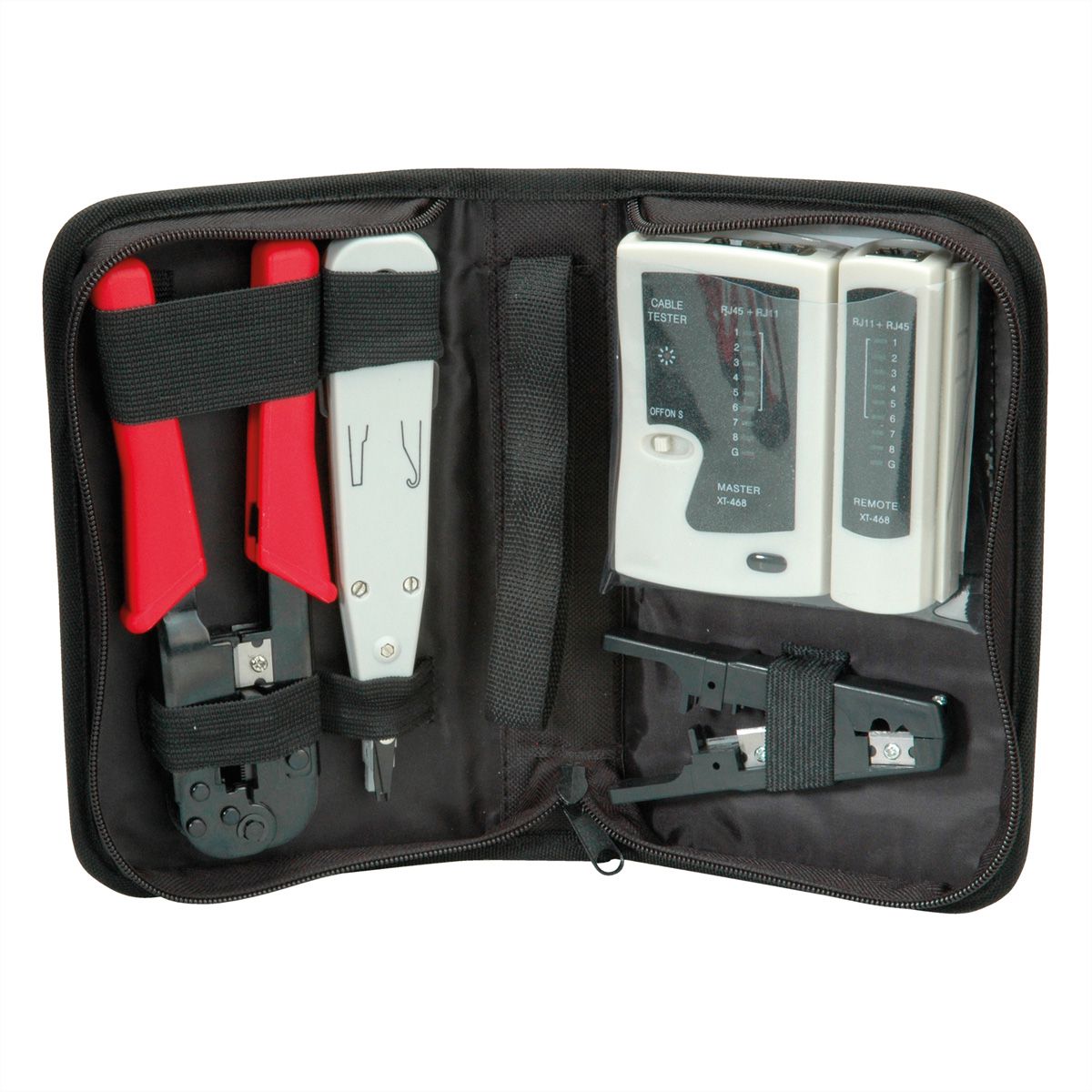 VALUE netwerktoolset, 4 stuks.