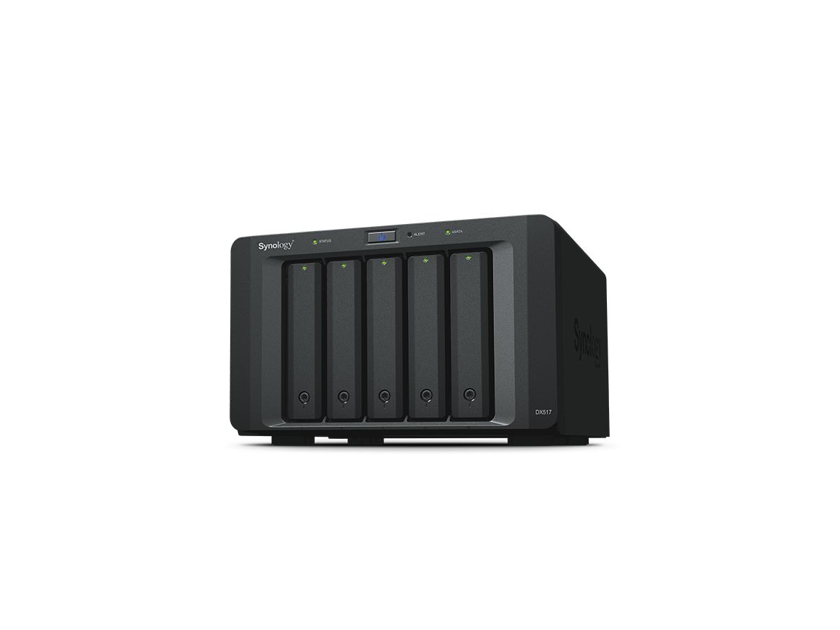 Synology DX517 disk array Desktop Black